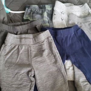 6 pairs of 12m sweat pants.